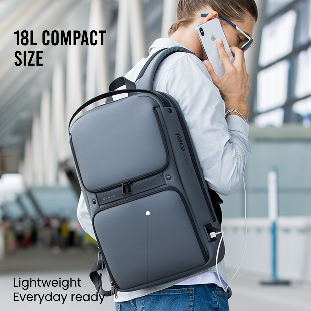 SMASHER BACKPACK - GREY - 18L