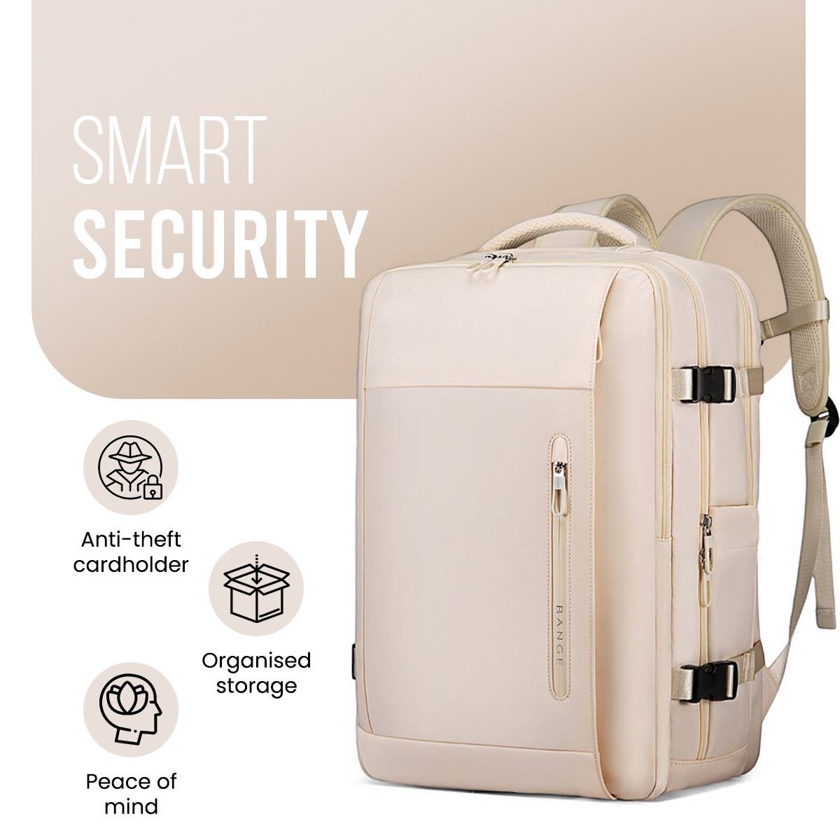 URBAN PACK BACKPACK - BEIGE - 30L