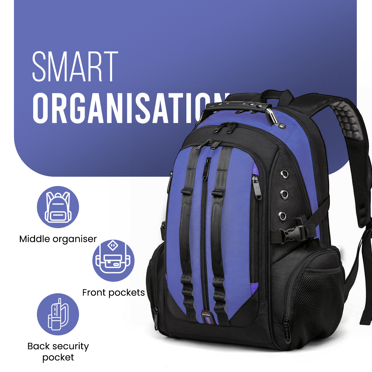 SWISSLOOK BACKPACK - BLUE - 45L