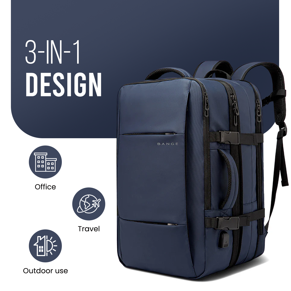 TITAN ULTRAFIT TRAVEL BACKPACK - BLUE - 35L