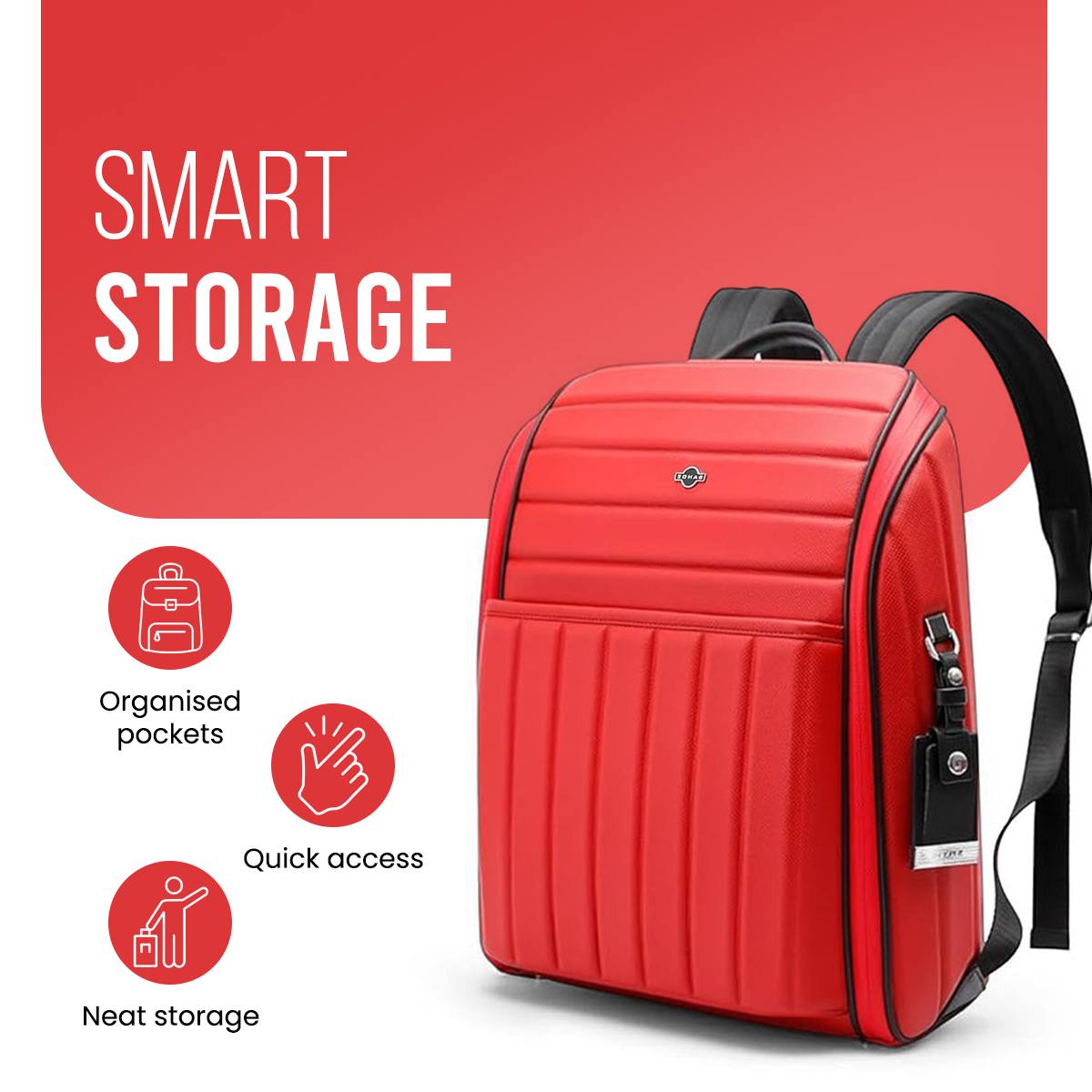 ALPHA WORKPACK BACKPACK RED - 22L