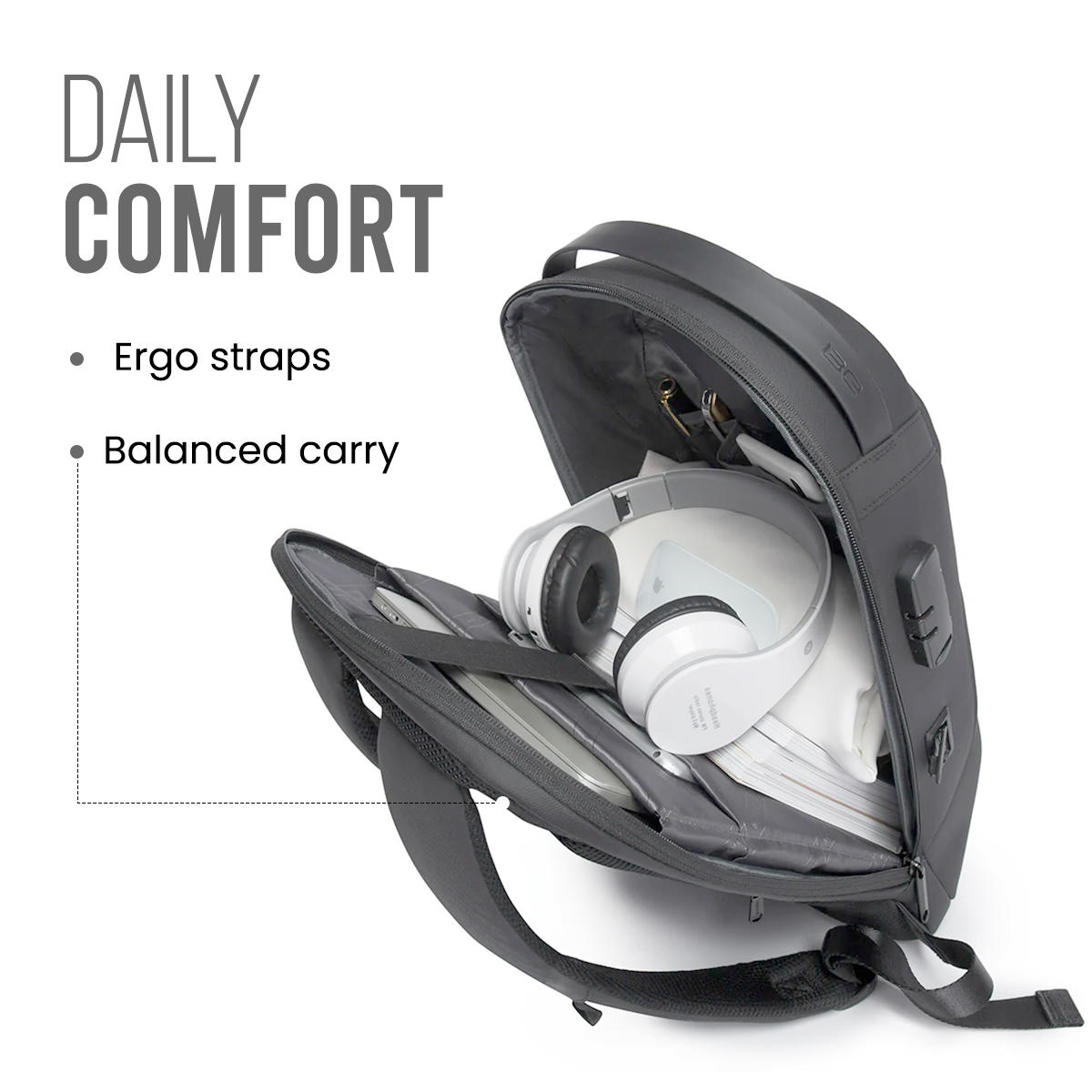 SWISS ALPINE BACKPACK - GREY - 30L