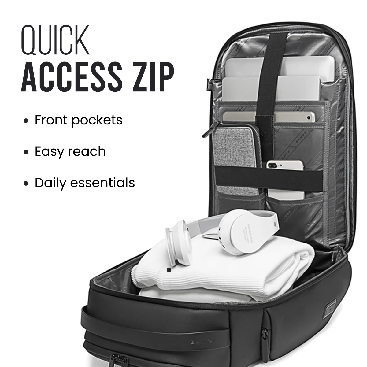 FORTIPACK BACKPACK - BLACK - 20L