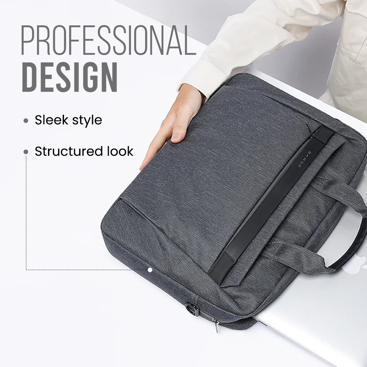 BRIEF CASE 15.6" - GREY