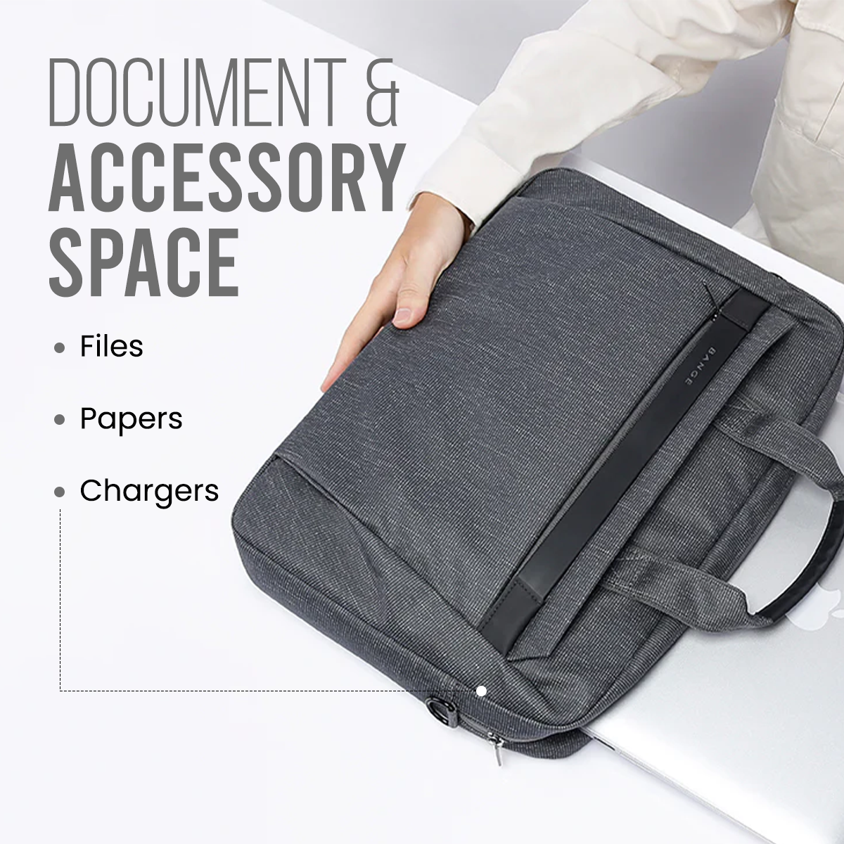 BRIEF CASE 13.3" - GREY