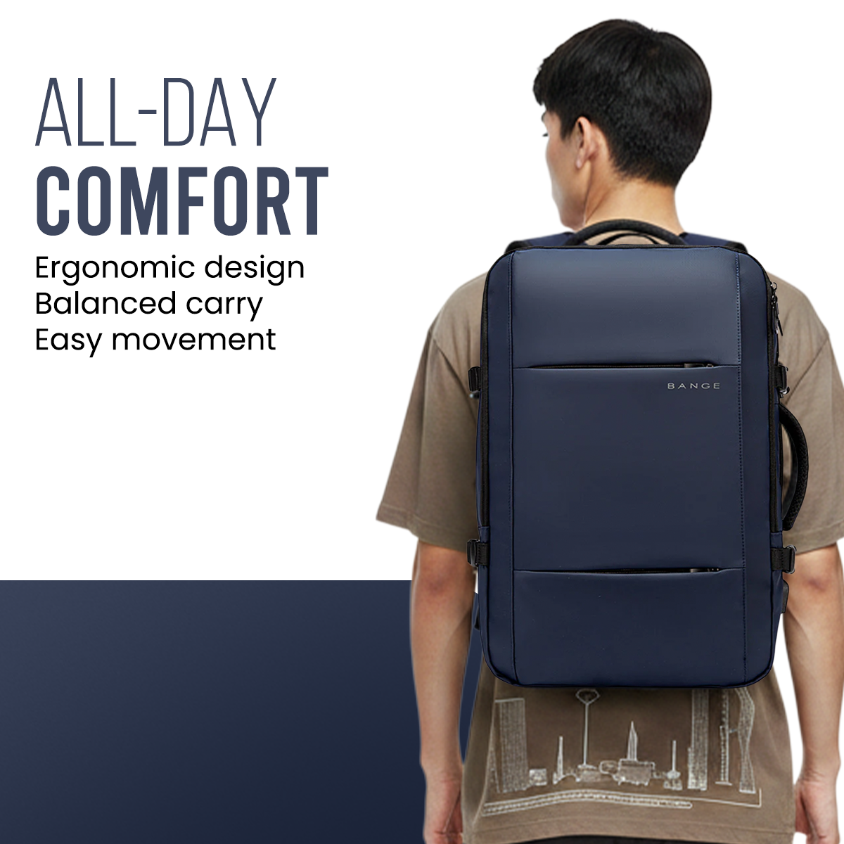 TITAN ULTRAFIT TRAVEL BACKPACK - BLUE - 35L