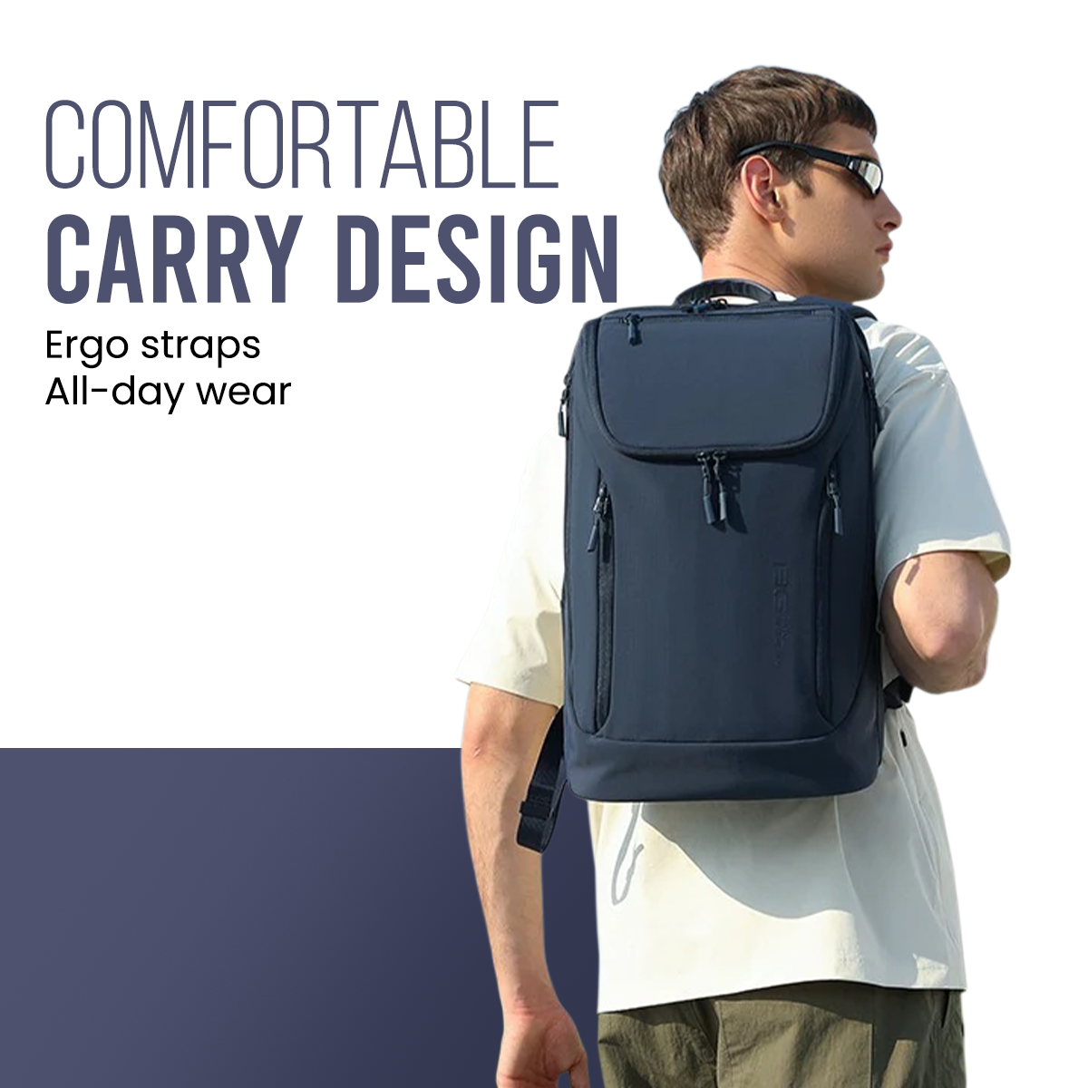 CAPTAIN BUSINESS BACKPACK V2.0 - BLUE - 30L
