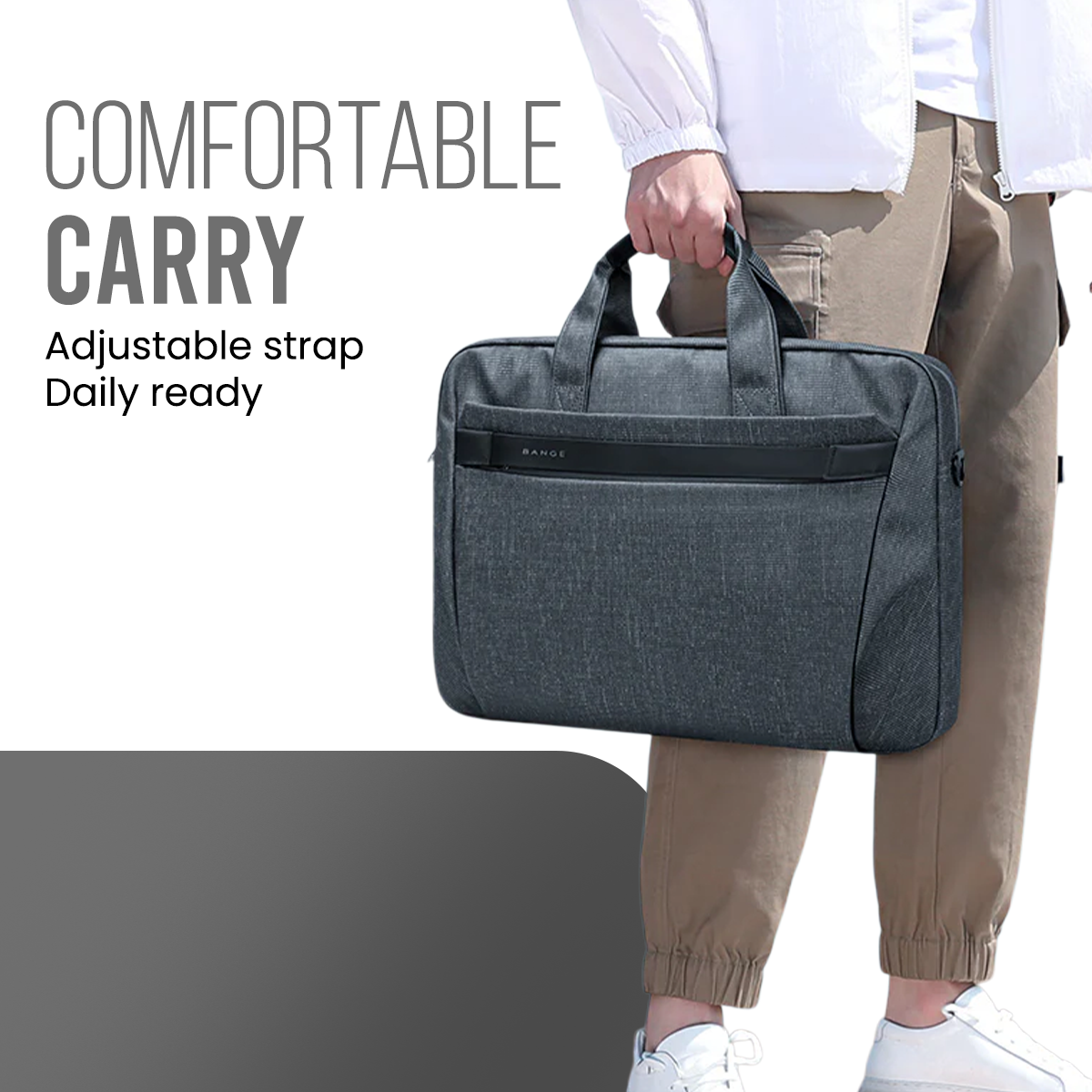 BRIEF CASE 15.6" - GREY