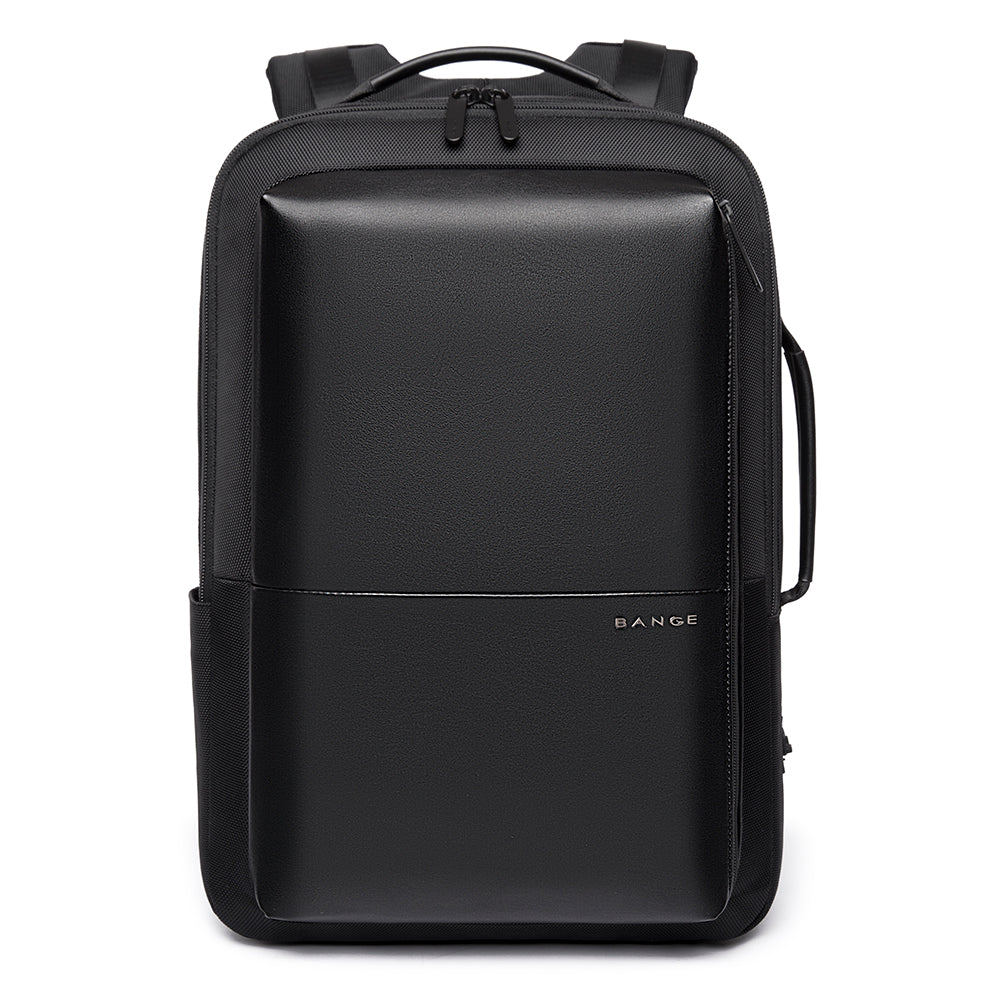 Red Lemon BANGE Executive Leader Premium Laptop Backpack for men Leather Bag Expandable Polyester 2 in 1 Outdoor Travel Laptop Backpack fits 15.6 inch Laptops