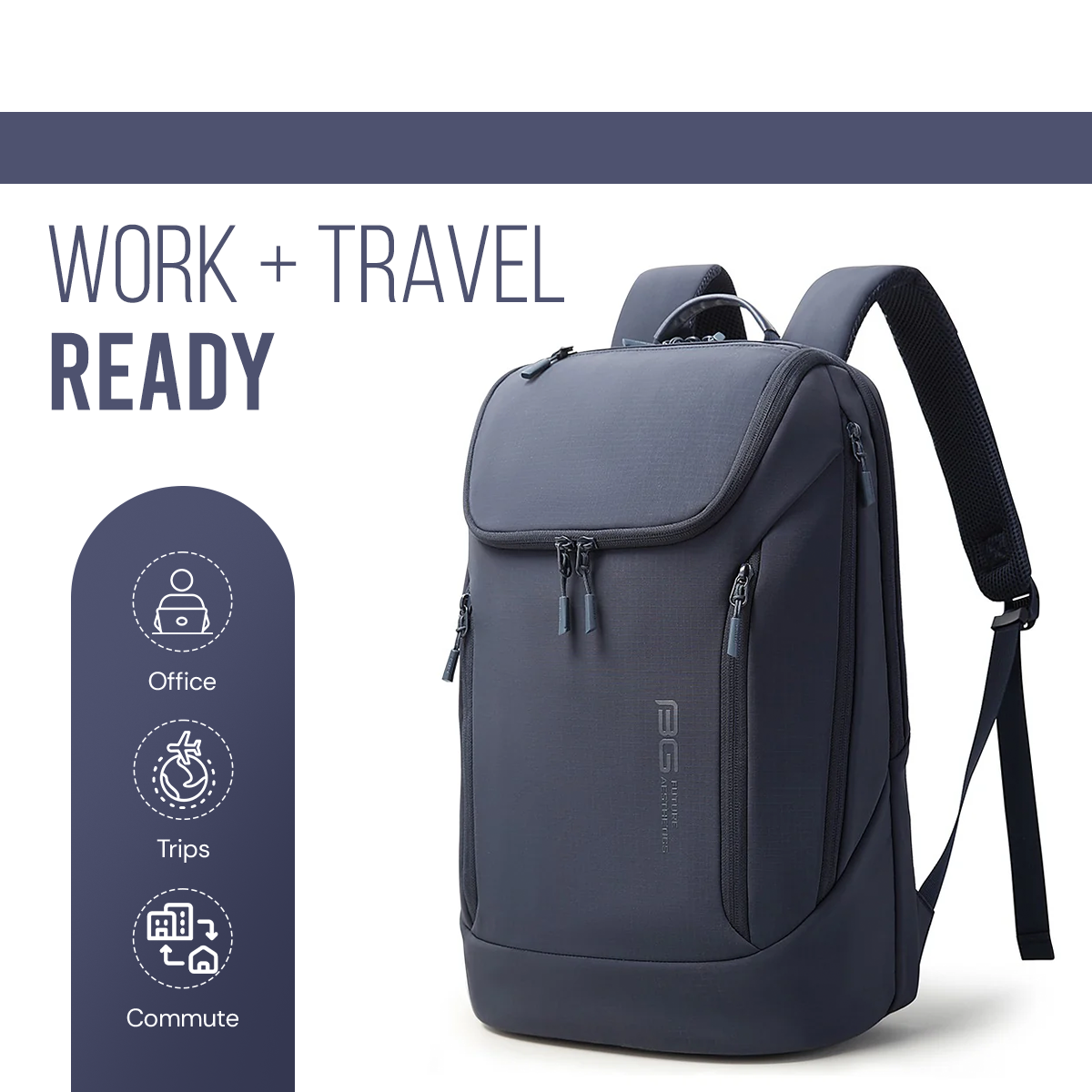 CAPTAIN BUSINESS BACKPACK V2.0 - BLUE - 30L