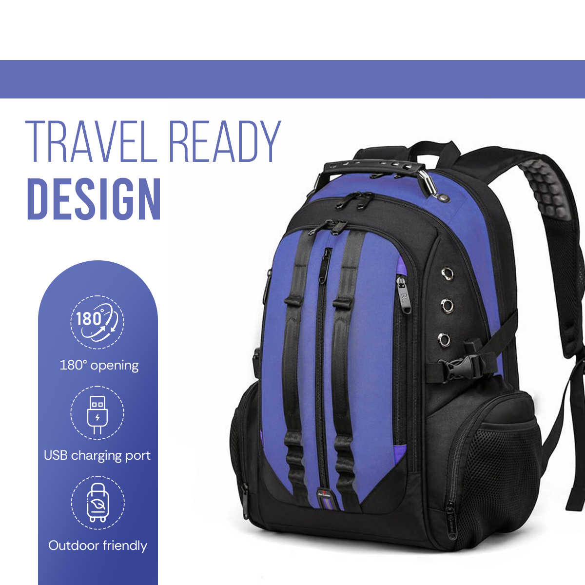 SWISSLOOK BACKPACK - BLUE - 45L