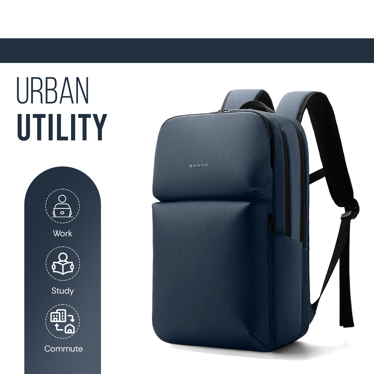 METROGUARD BACKPACK - BLUE - 27L