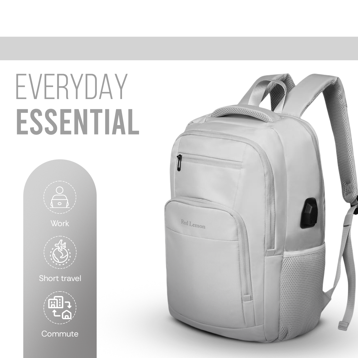 SWISS PACK BACKPACK MOONSTONE GREY - 26L