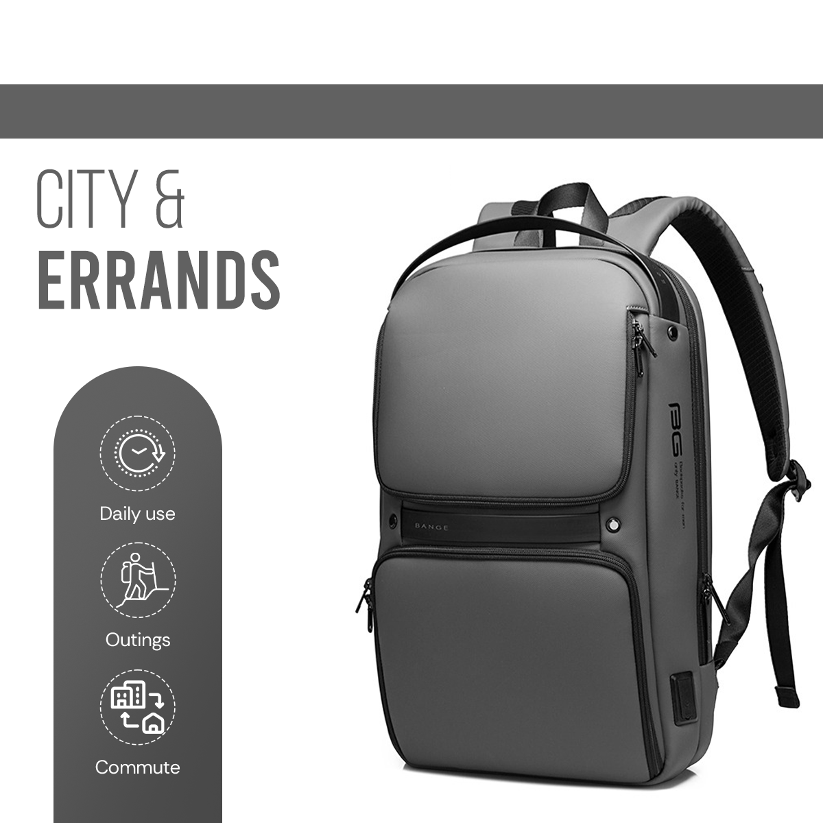SMASHER BACKPACK - GREY - 18L