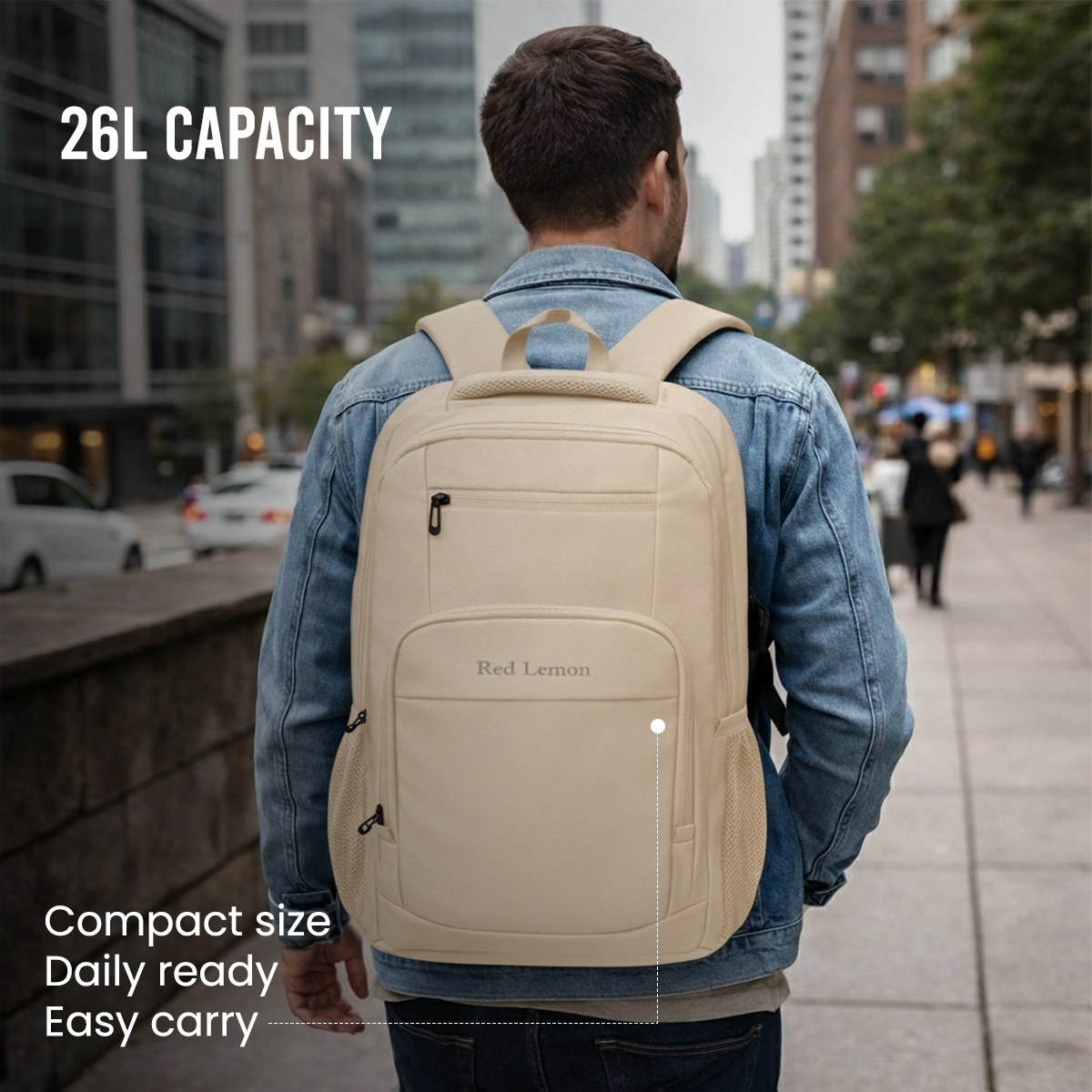 SWISS PACK BACKPACK DESERT SAND - 26L