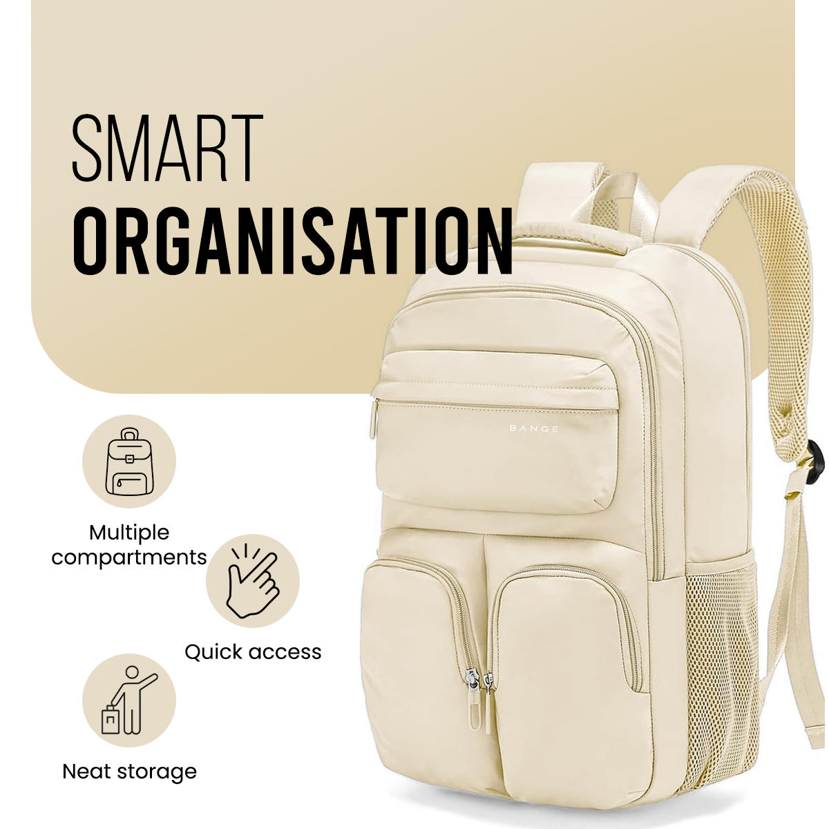 DIGITAL PACK BACKPACK BEIGE - 25L