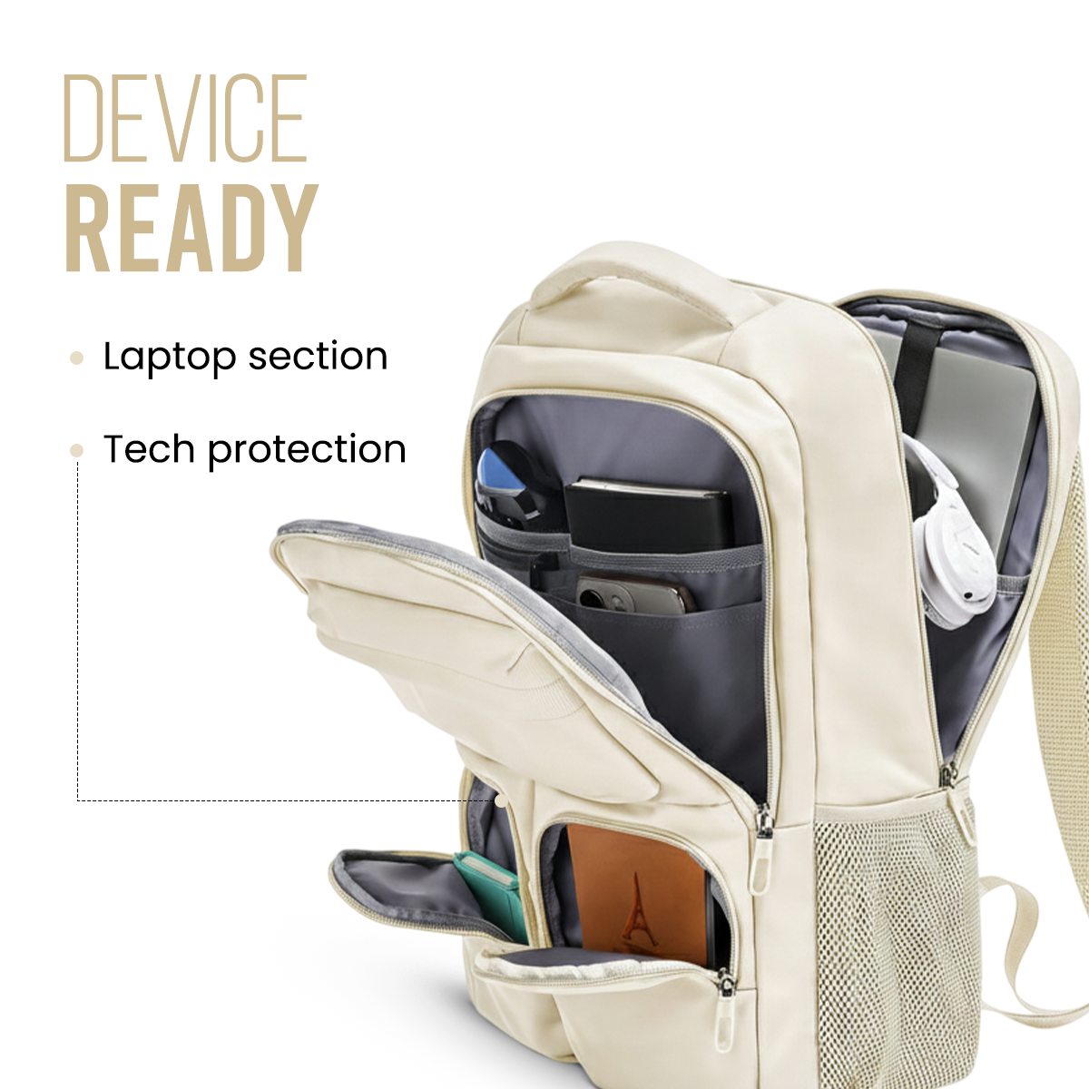DIGITAL PACK BACKPACK BEIGE - 25L