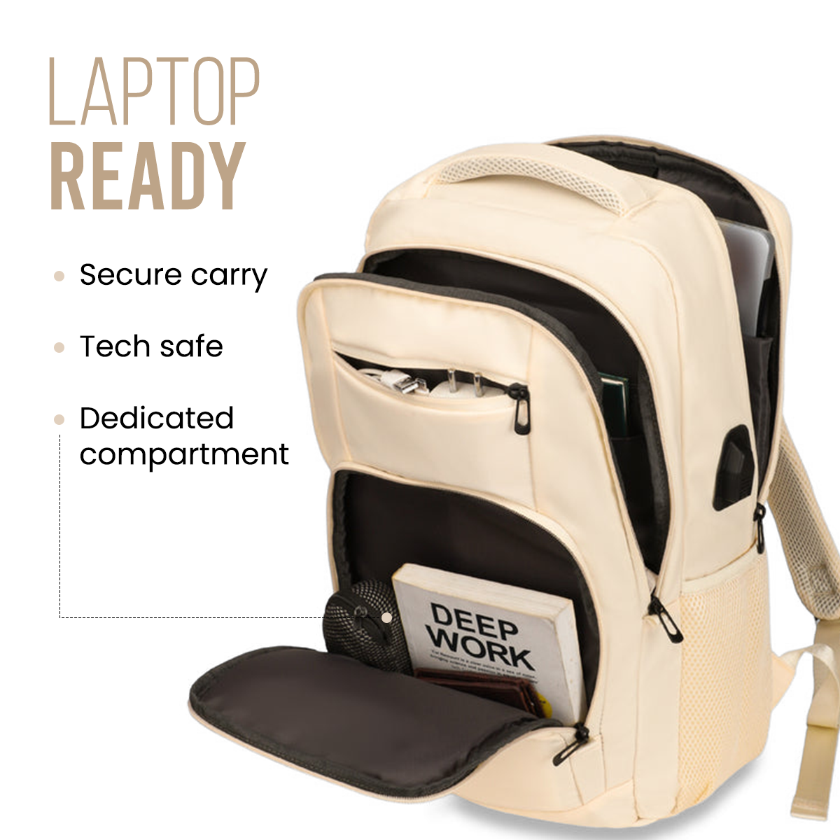 SWISS PACK BACKPACK DESERT SAND - 26L