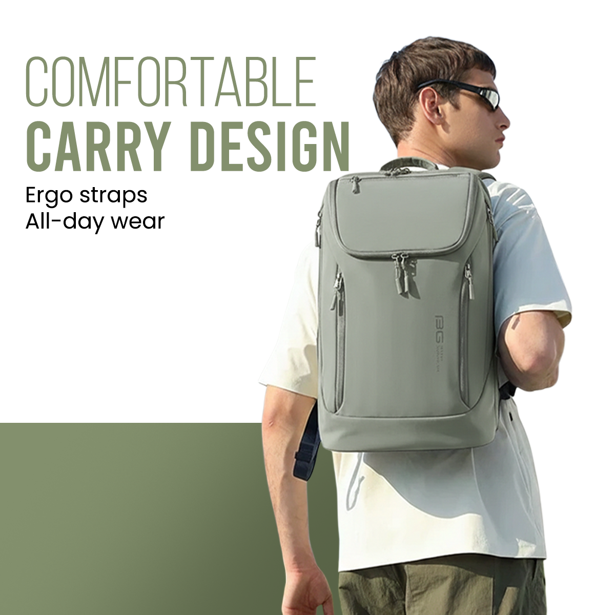 CAPTAIN BUSINESS BACKPACK V2.0 - Green - 30L
