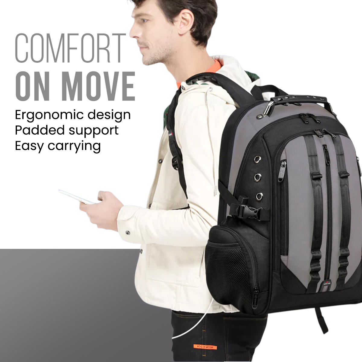 SWISSLOOK BACKPACK - GREY - 45L