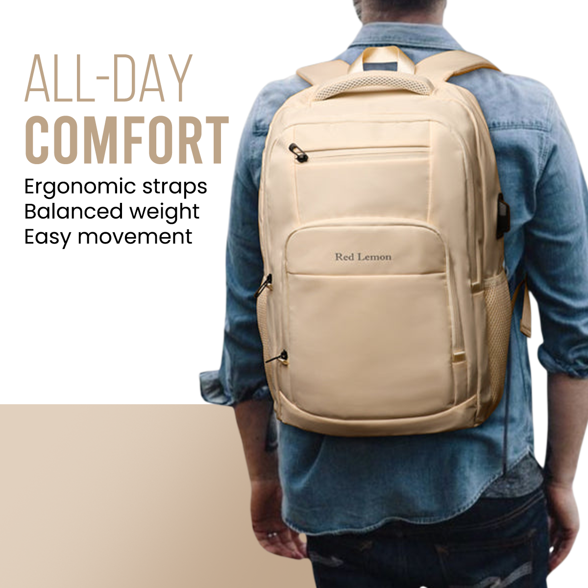 SWISS PACK BACKPACK DESERT SAND - 26L