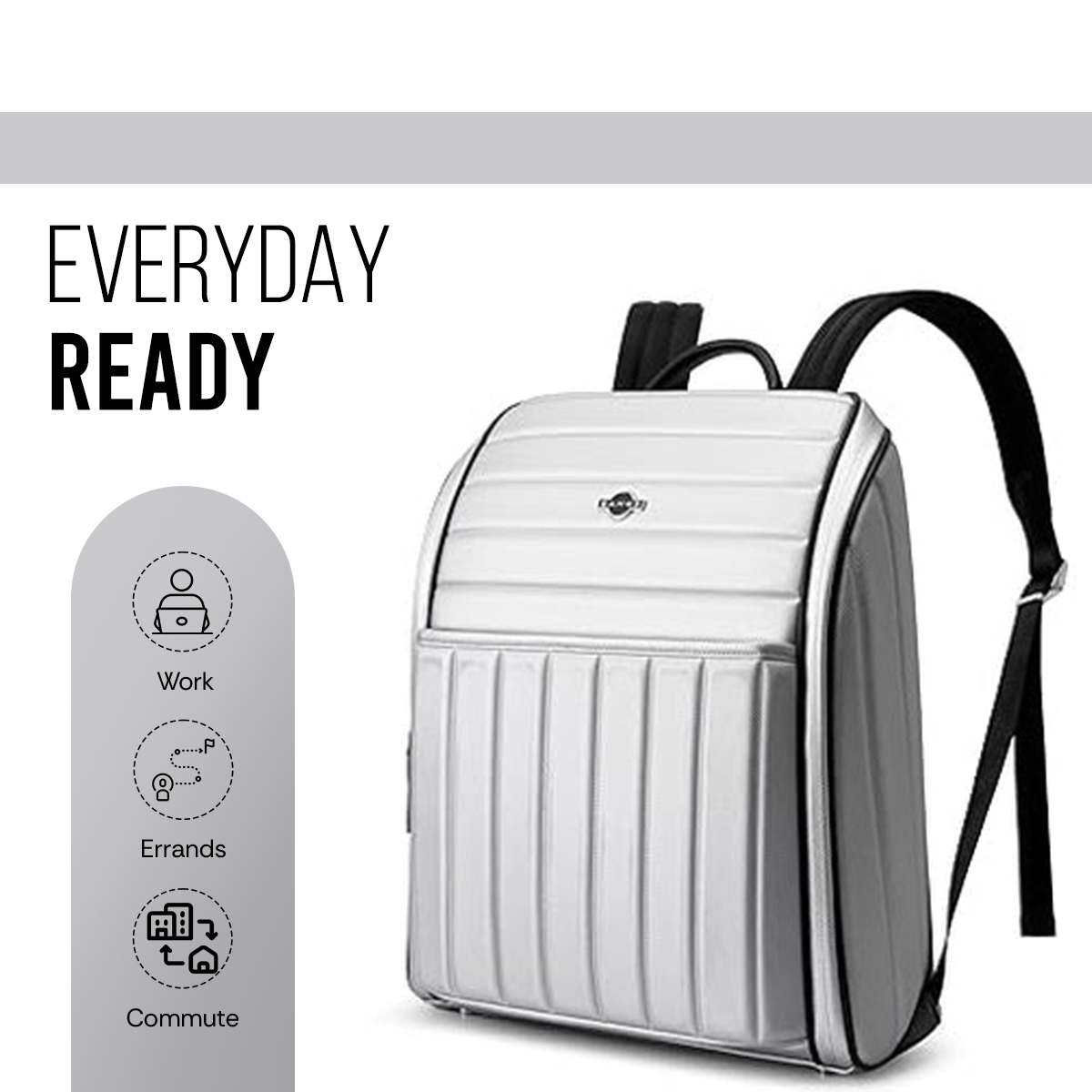 ALPHA WORKPACK BACKPACK - SILVER - 22L