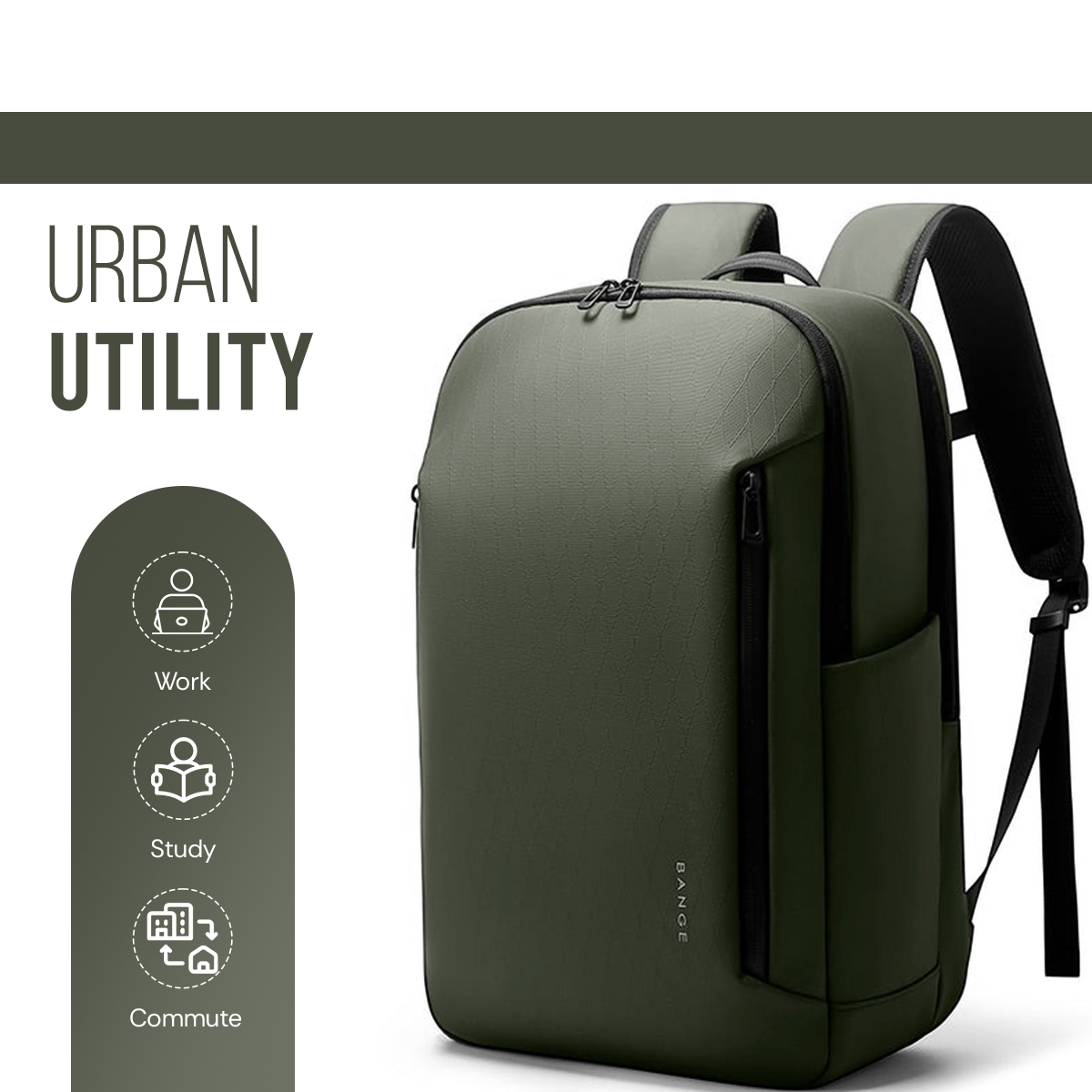 METROGUARD BACKPACK - GREEN - 27L