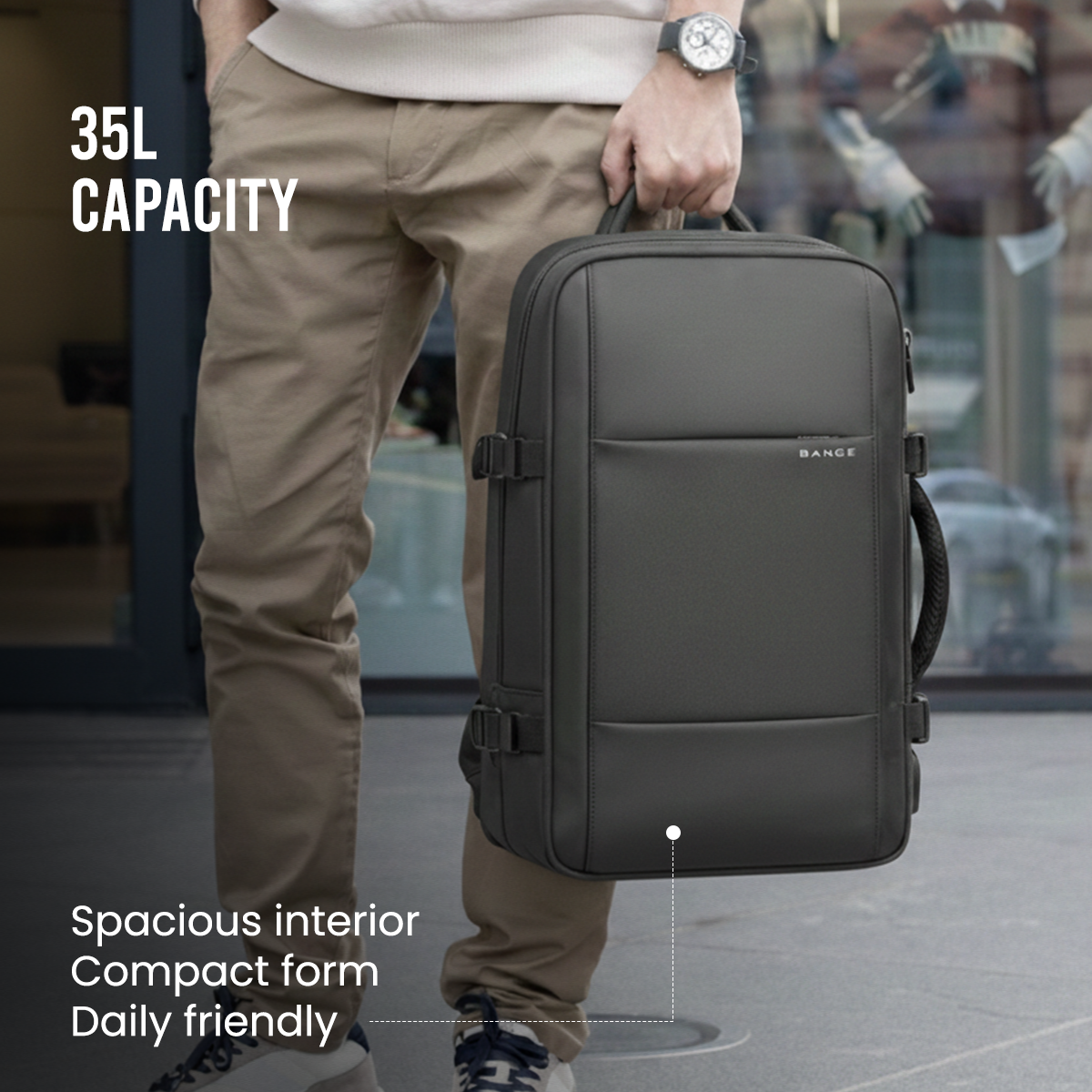 TITAN ULTRAFIT TRAVEL BACKPACK - GREY - 35L