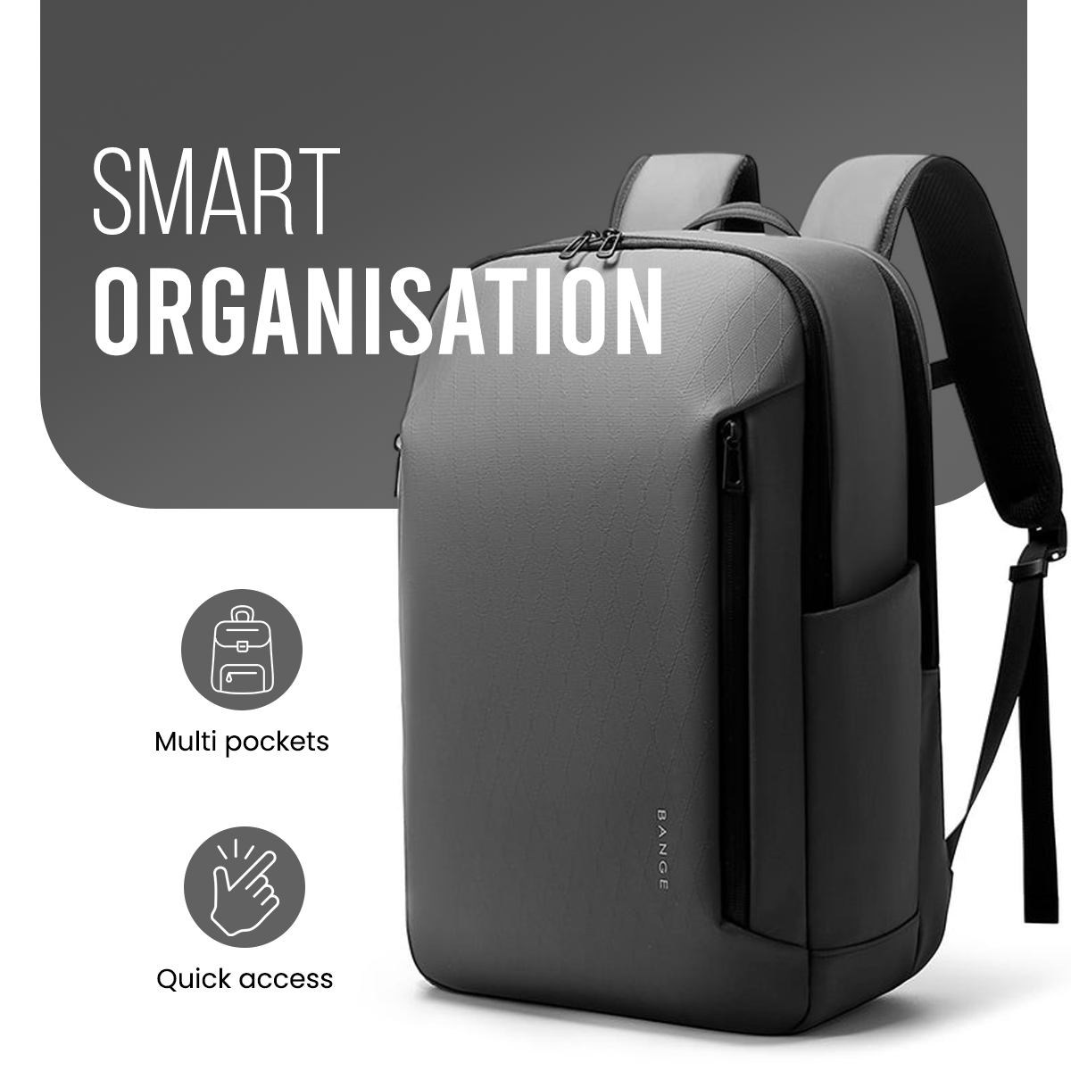 VENTURE BACKPACK - GREY - 30L