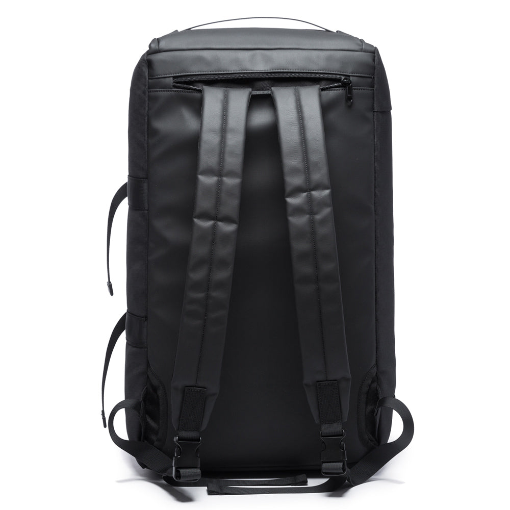 Red Lemon BANGE Polyester High Capacity Waterproof Travel Backpack Cum Duffle Bag (Black)