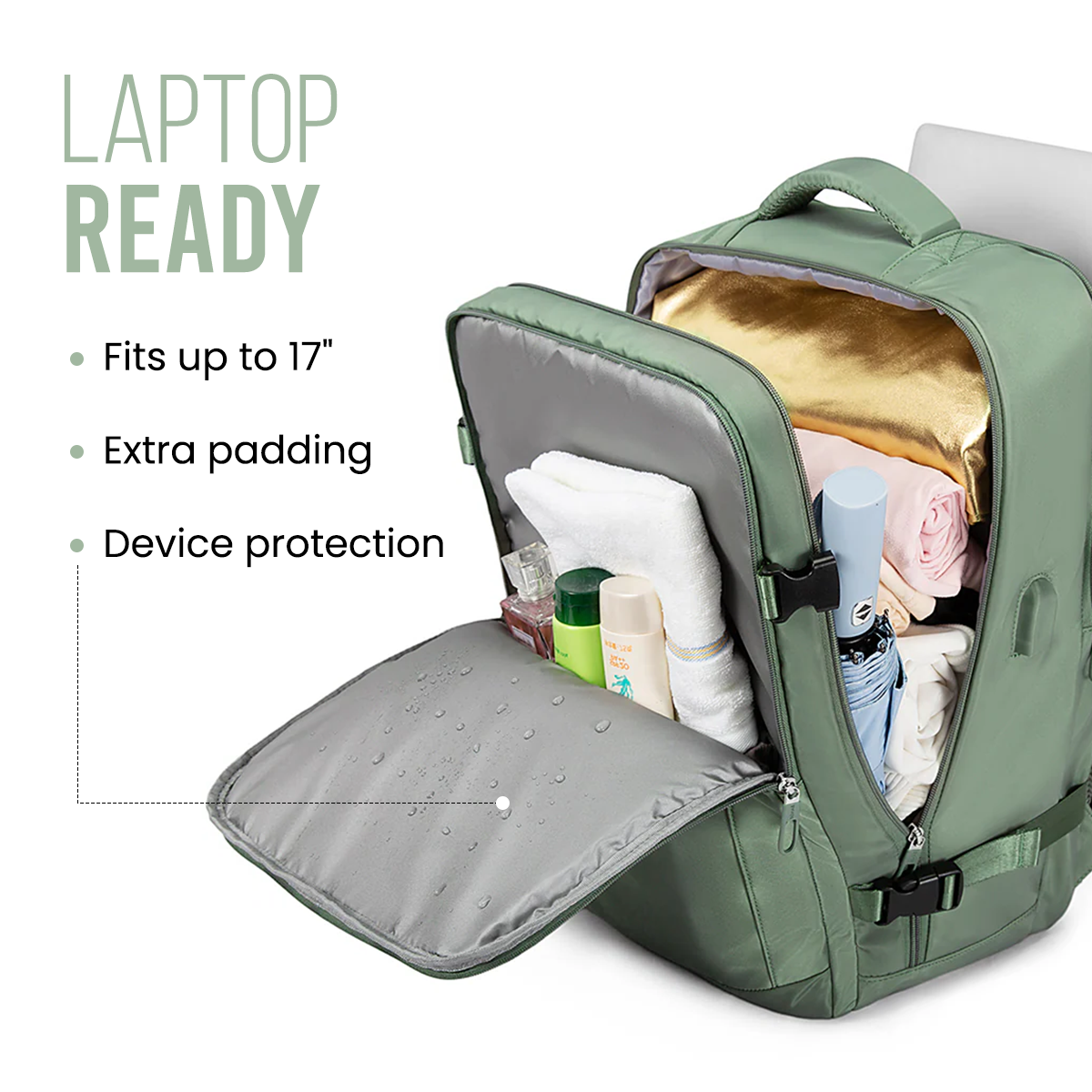 URBAN PACK BACKPACK - GREEN - 30L