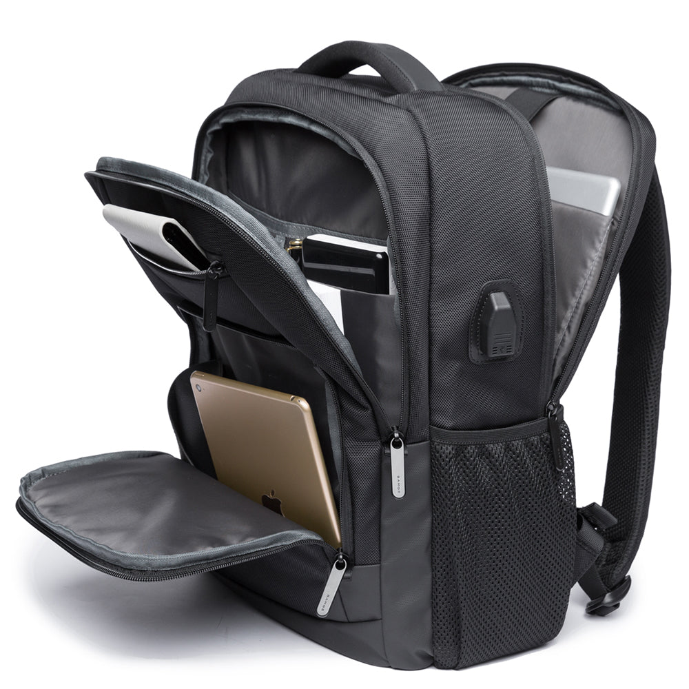 Swiss Cut Design 26L Laptop Backpack -Black