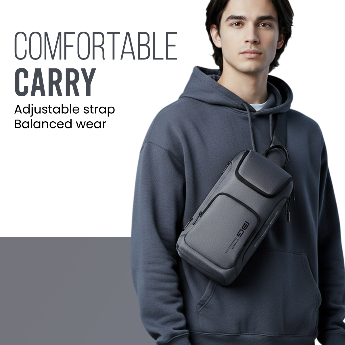 CENTURION SLING BAG - GREY