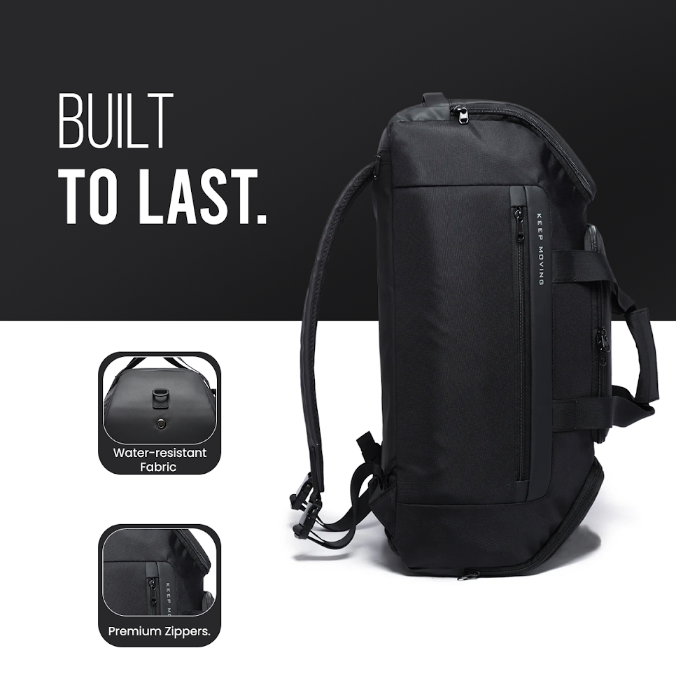 TRAVEL CORE DUFFEL BAG - BLACK