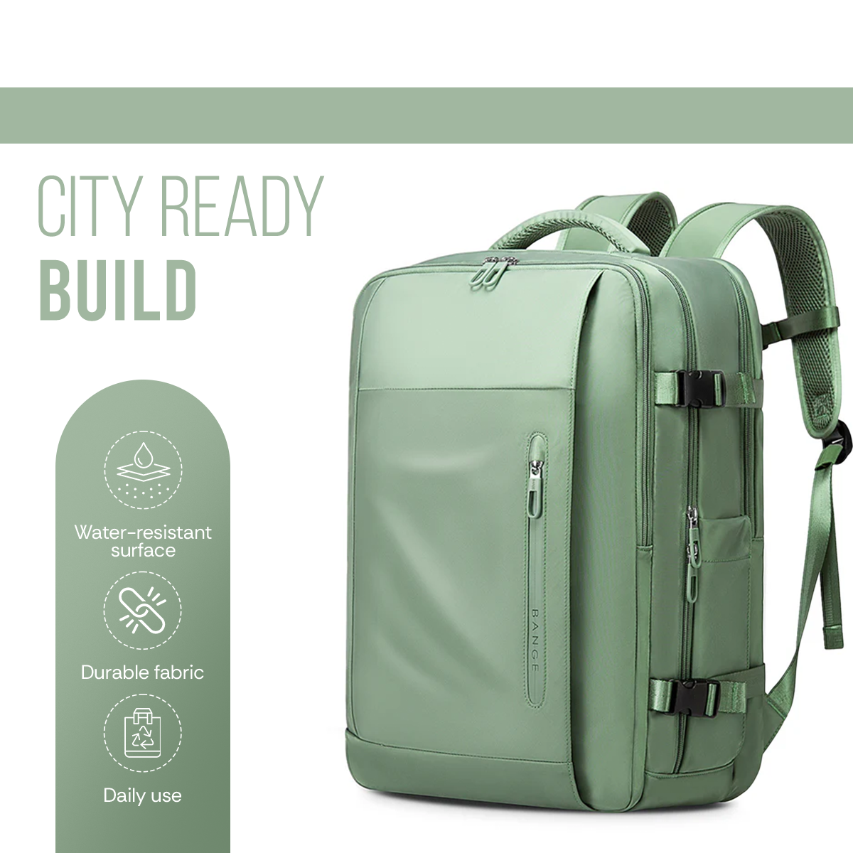 URBAN PACK BACKPACK - GREEN - 30L