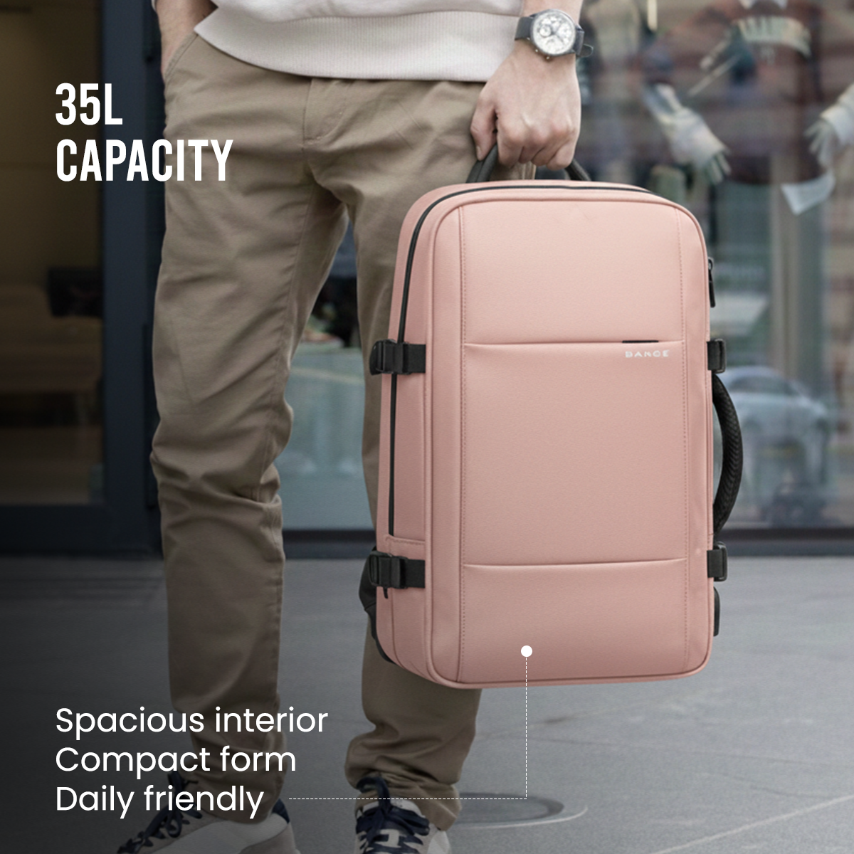 TITAN ULTRAFIT TRAVEL BACKPACK - PINK - 35L