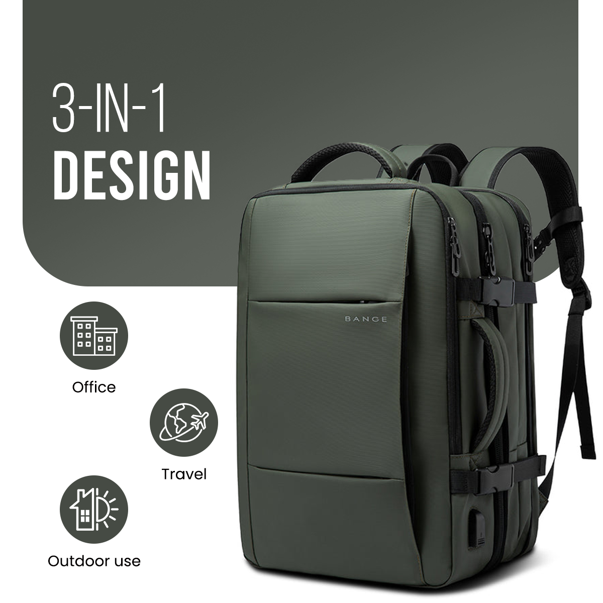 TITAN ULTRAFIT TRAVEL BACKPACK 45L - GREEN