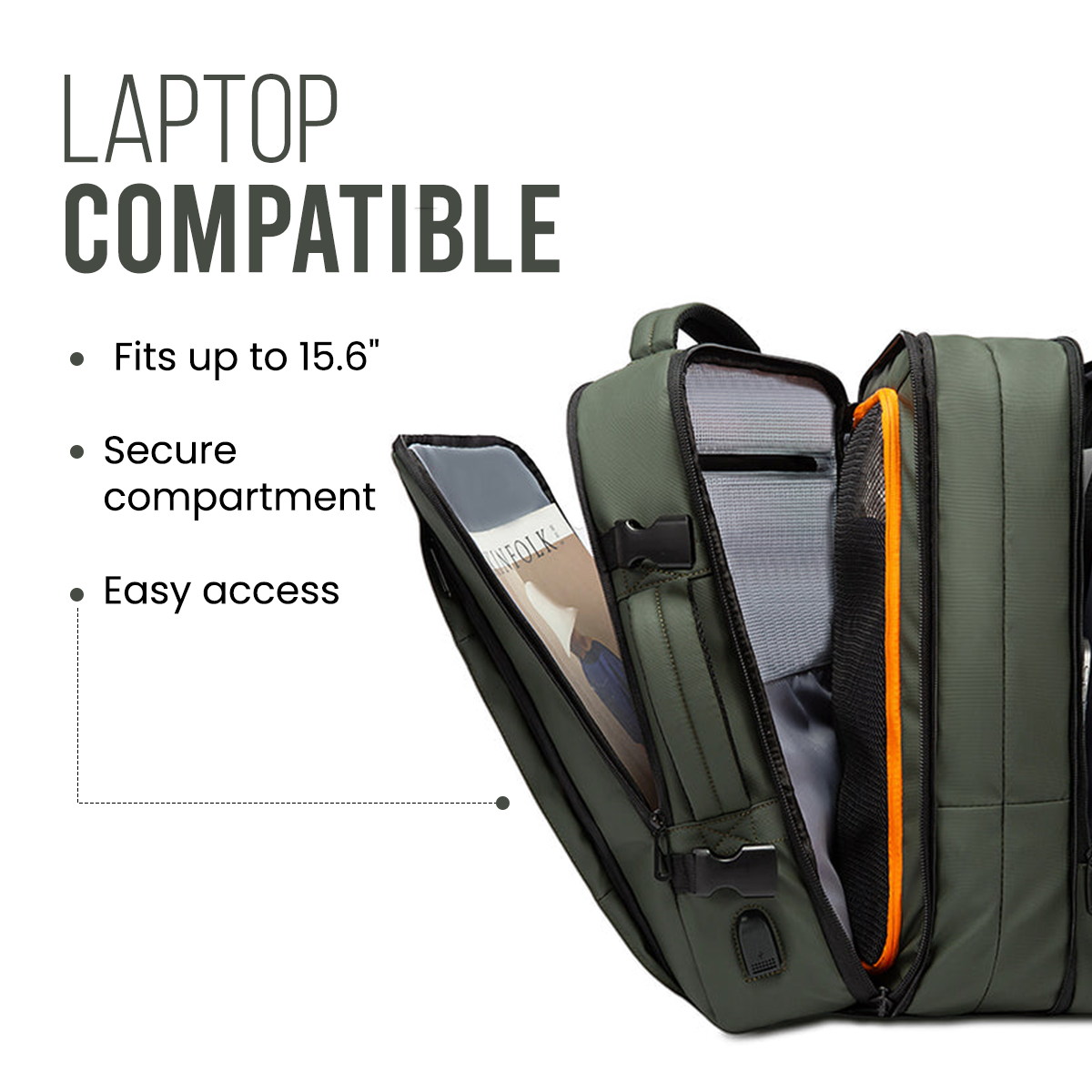 TITAN ULTRAFIT TRAVEL BACKPACK 45L - GREEN