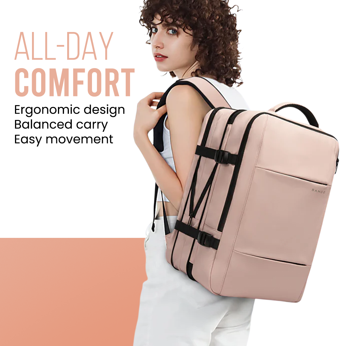 TITAN ULTRAFIT TRAVEL BACKPACK - PINK - 35L