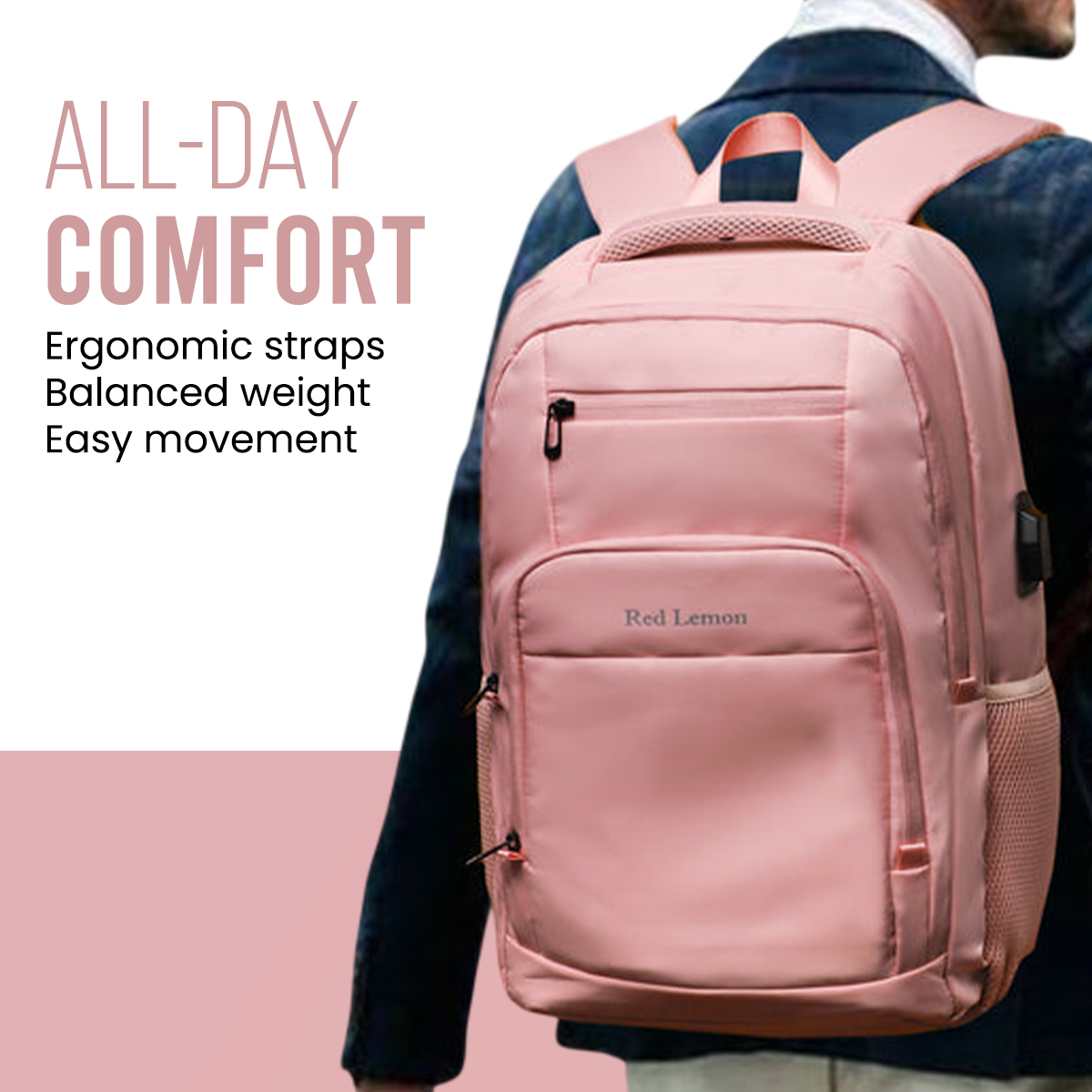SWISS PACK BACKPACK CHAMPAGNE PINK - 26L