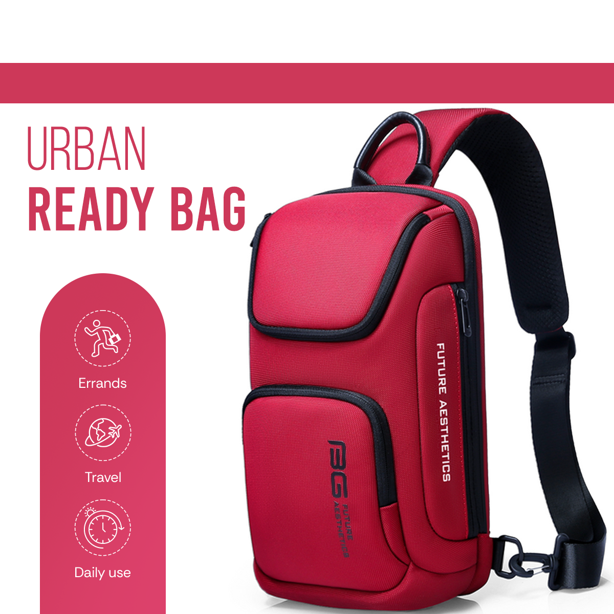 CENTURION SLING BAG - RED