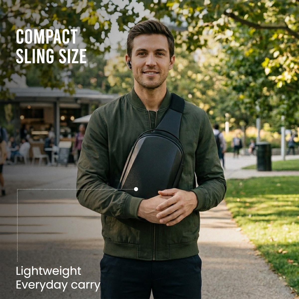 SLING BAG - 7256 - BLACK