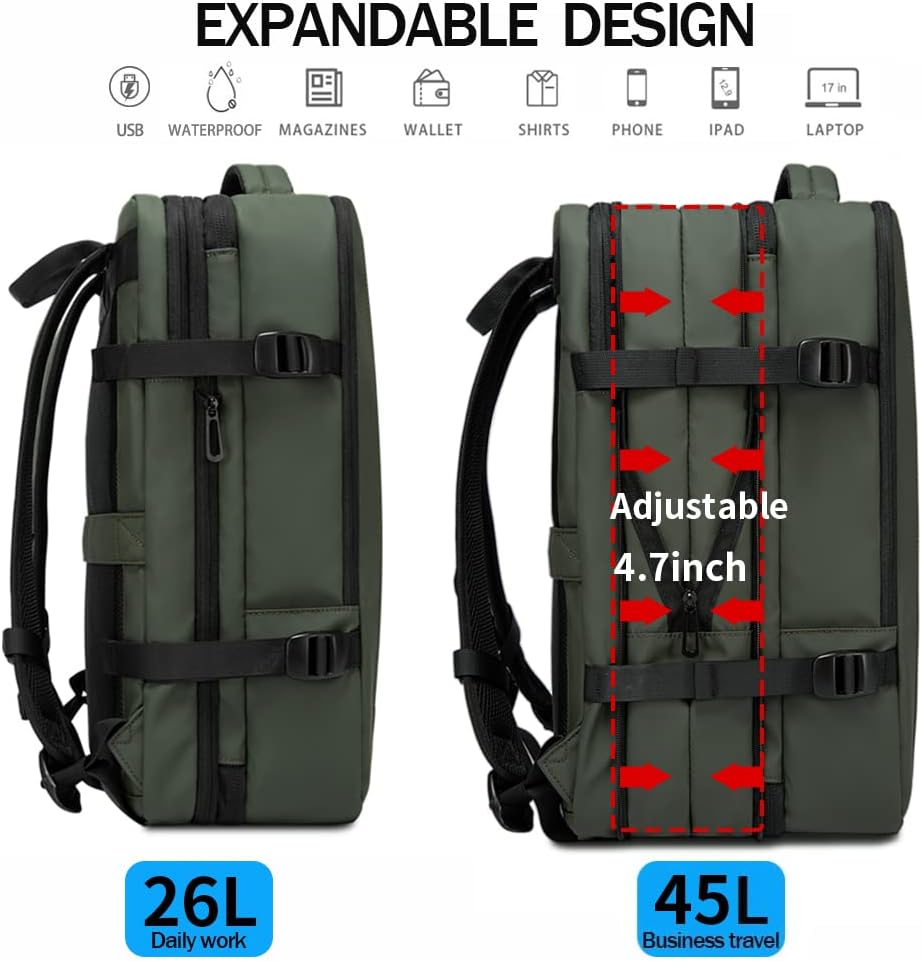 TITAN ULTRAFIT TRAVEL BACKPACK 45L - GREEN