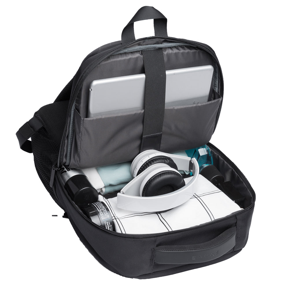 Swiss Cut Design 26L Laptop Backpack -Black