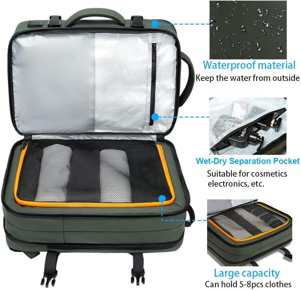 TITAN ULTRAFIT TRAVEL BACKPACK 45L - GREEN