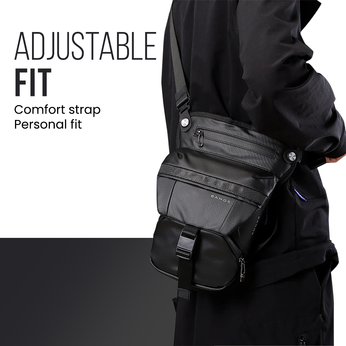 WAIST BAG - 7630 - BLACK