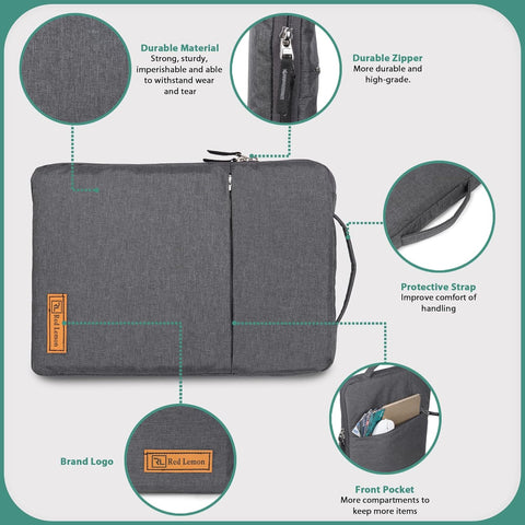 Laptop Sleeve Bag, Durable Slim Briefcase Handle Bag, Notebook Computer  Protective Case (13 inch,Blue) - Walmart.com