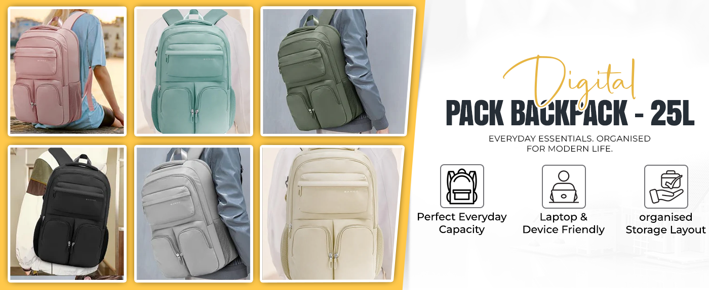 DIGITAL PACK BACKPACK BLACK - 25L