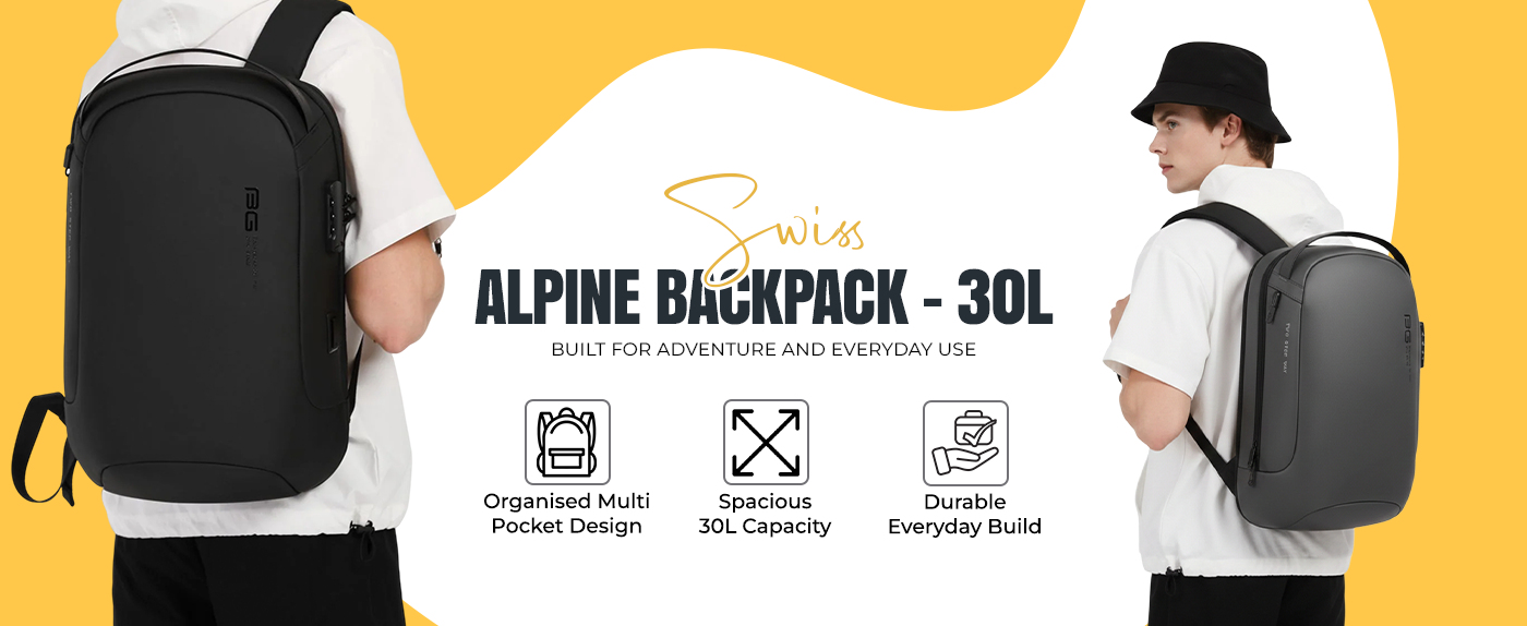 SWISS ALPINE BACKPACK - GREY - 30L