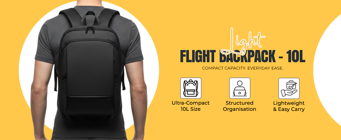 LIGHT FLIGHT BACKPACK - BLACK-S - 10L